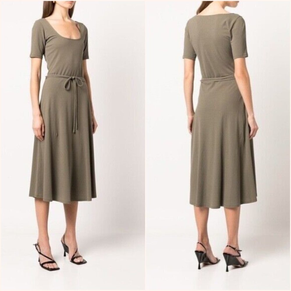 Vince Olive Midi Dress